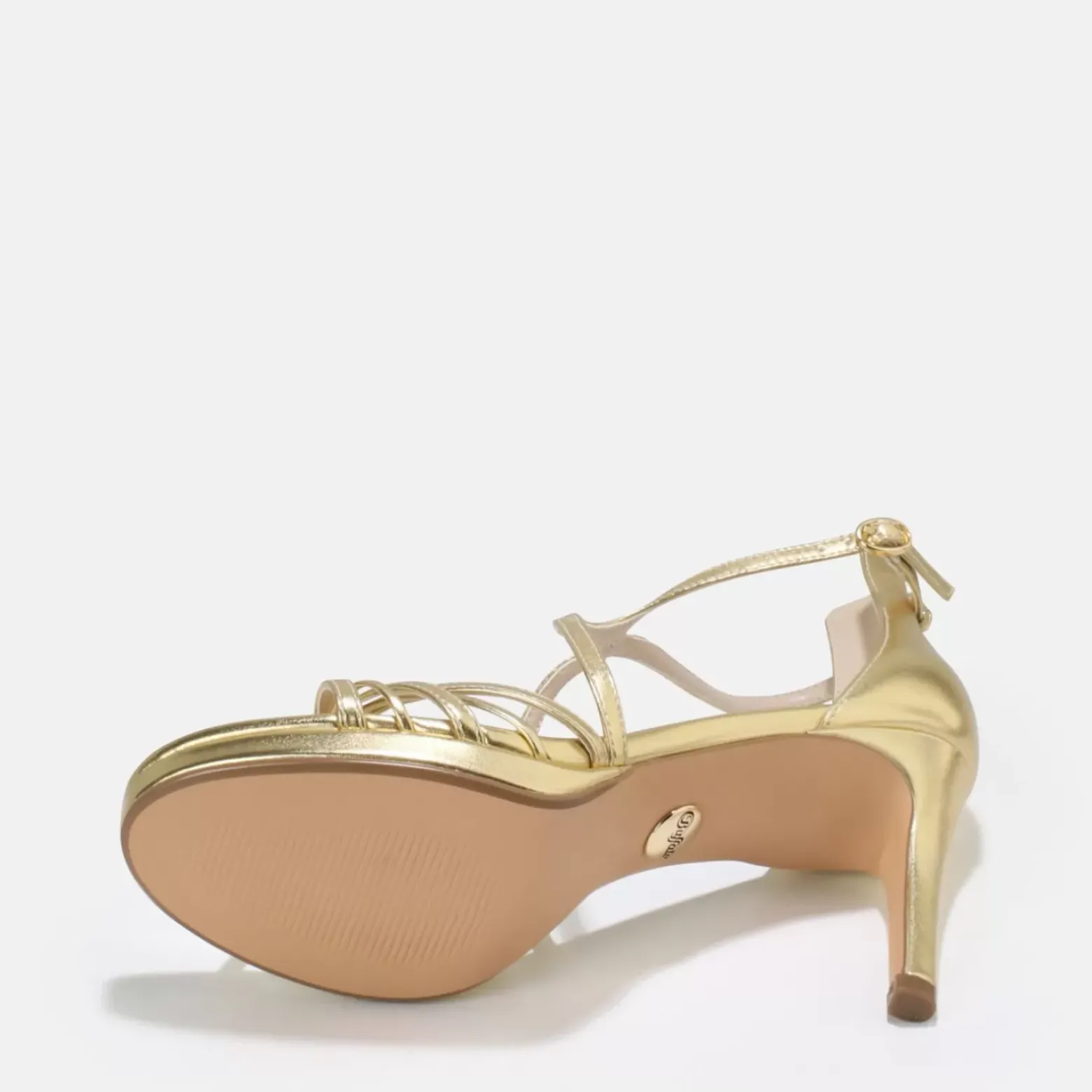 Fashion BUFFALO Serena Bow Sandales Veganes D E Or