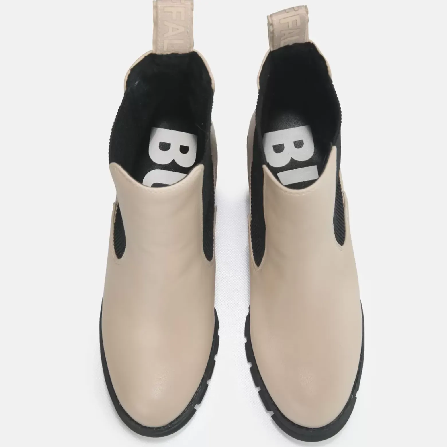 Cheap BUFFALO Serlina Bottines Cheville Veganes Creme