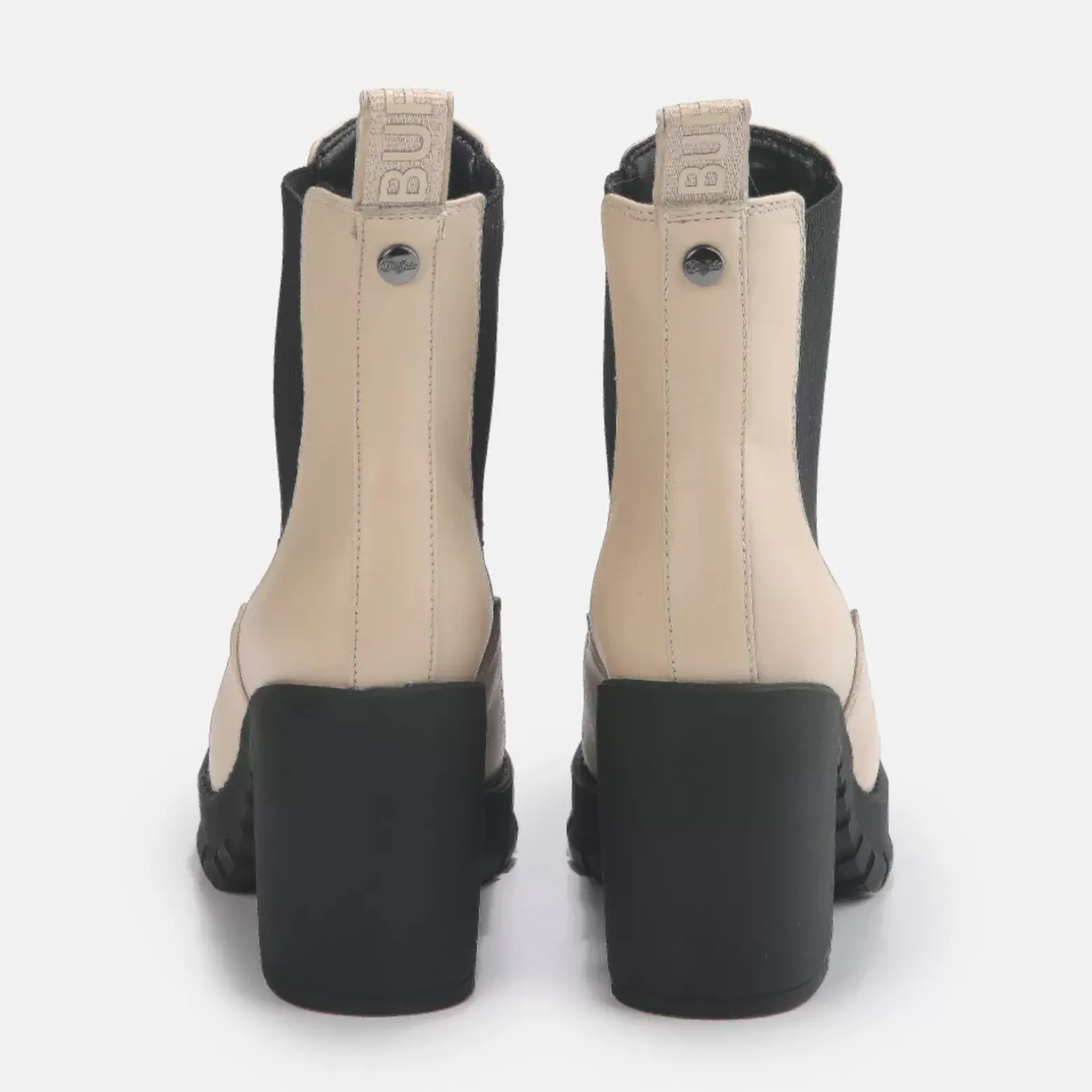 Cheap BUFFALO Serlina Bottines Cheville Veganes Creme