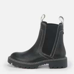 New BUFFALO Seven Bottines Cheville Veganes Noir
