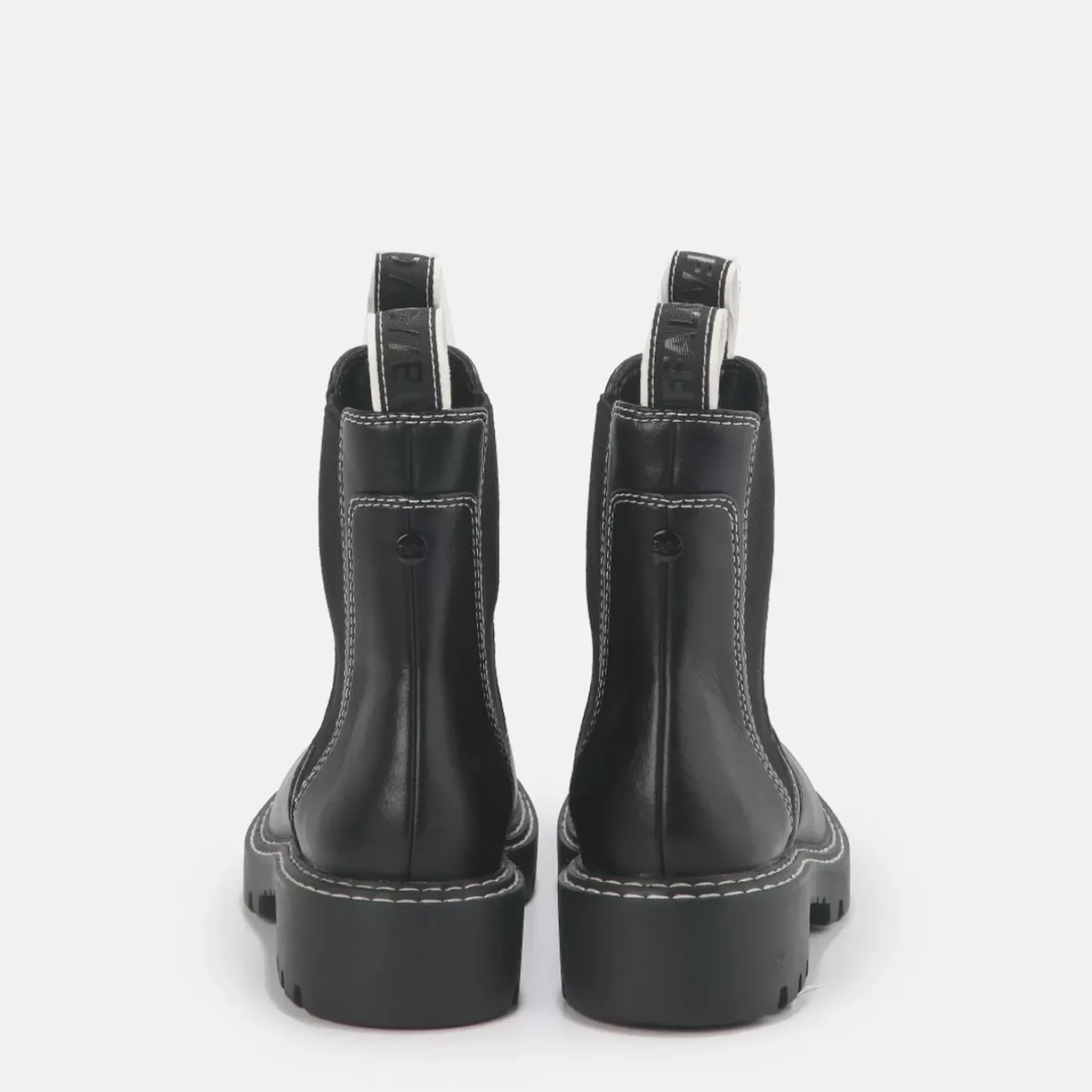 New BUFFALO Seven Bottines Cheville Veganes Noir