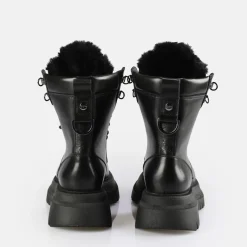 Shop BUFFALO Shade Laceup Hi Warm Bottines Noir