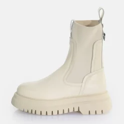 Shop BUFFALO Shade Sock Chelsea Bottines Creme