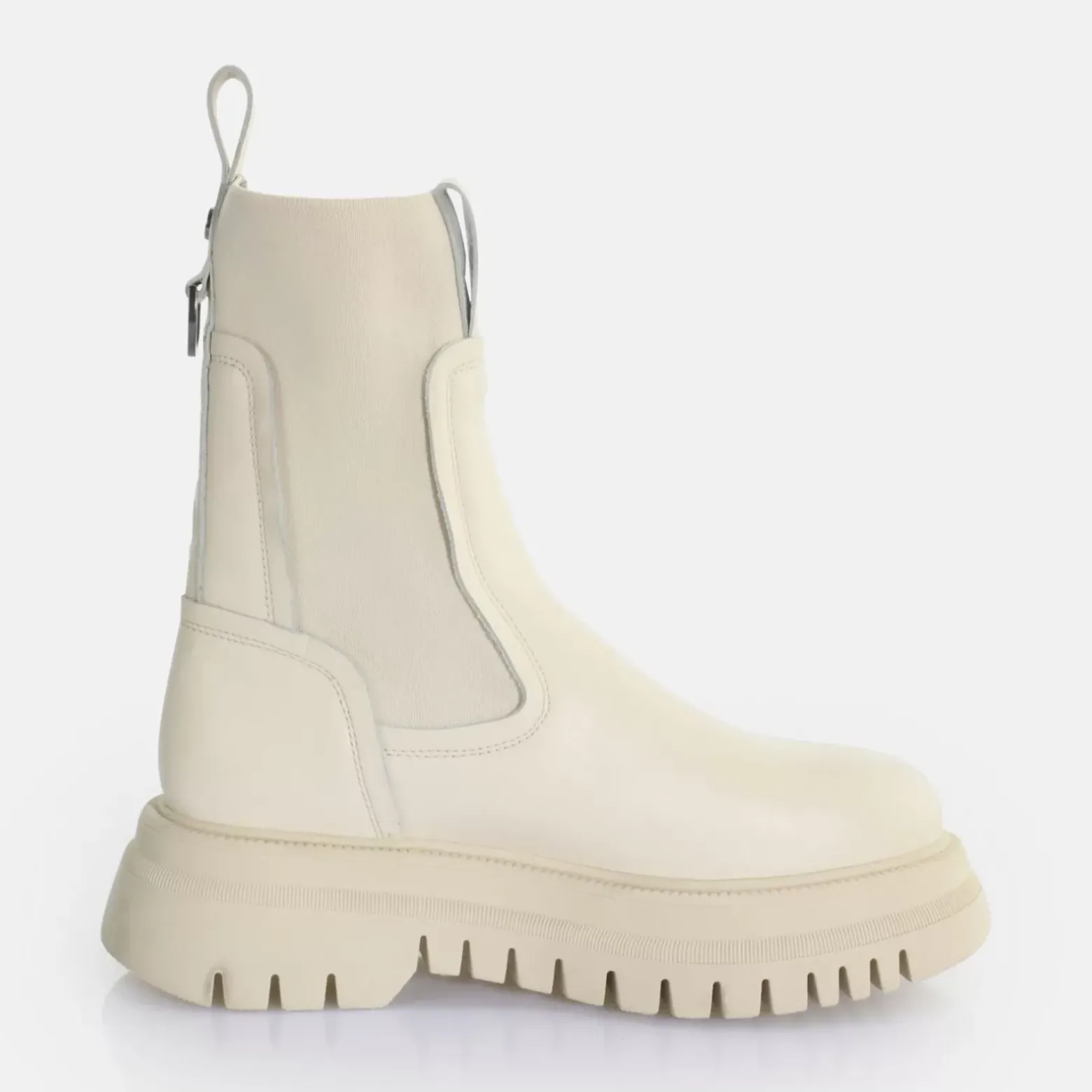 Shop BUFFALO Shade Sock Chelsea Bottines Creme