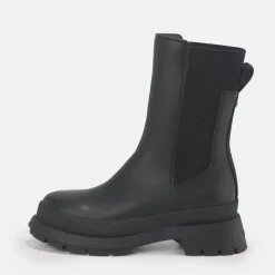 Online BUFFALO Shari Bottines Plates Veganes Noir