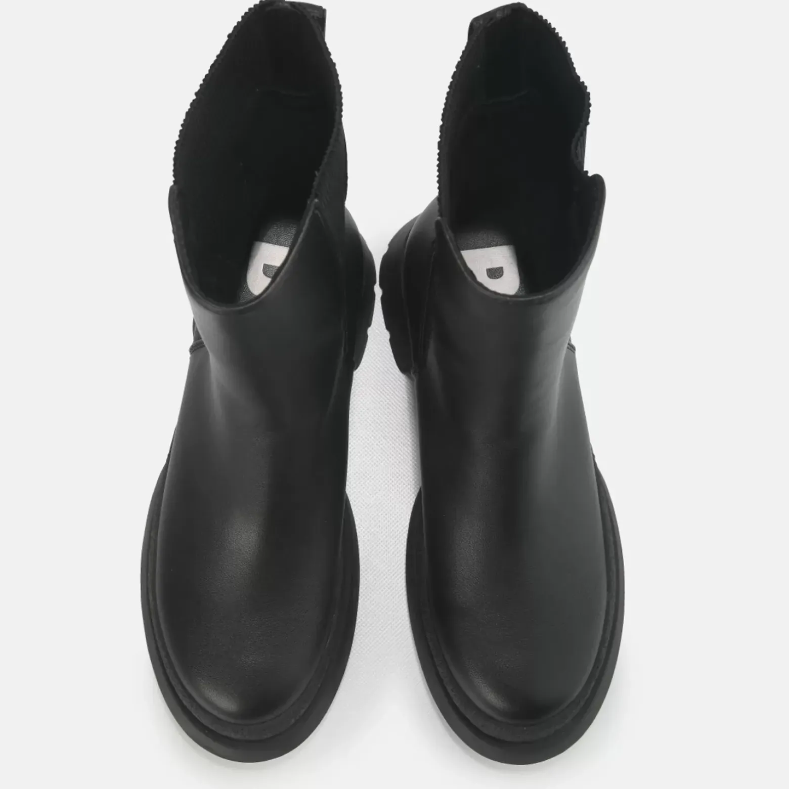 Online BUFFALO Shari Bottines Plates Veganes Noir