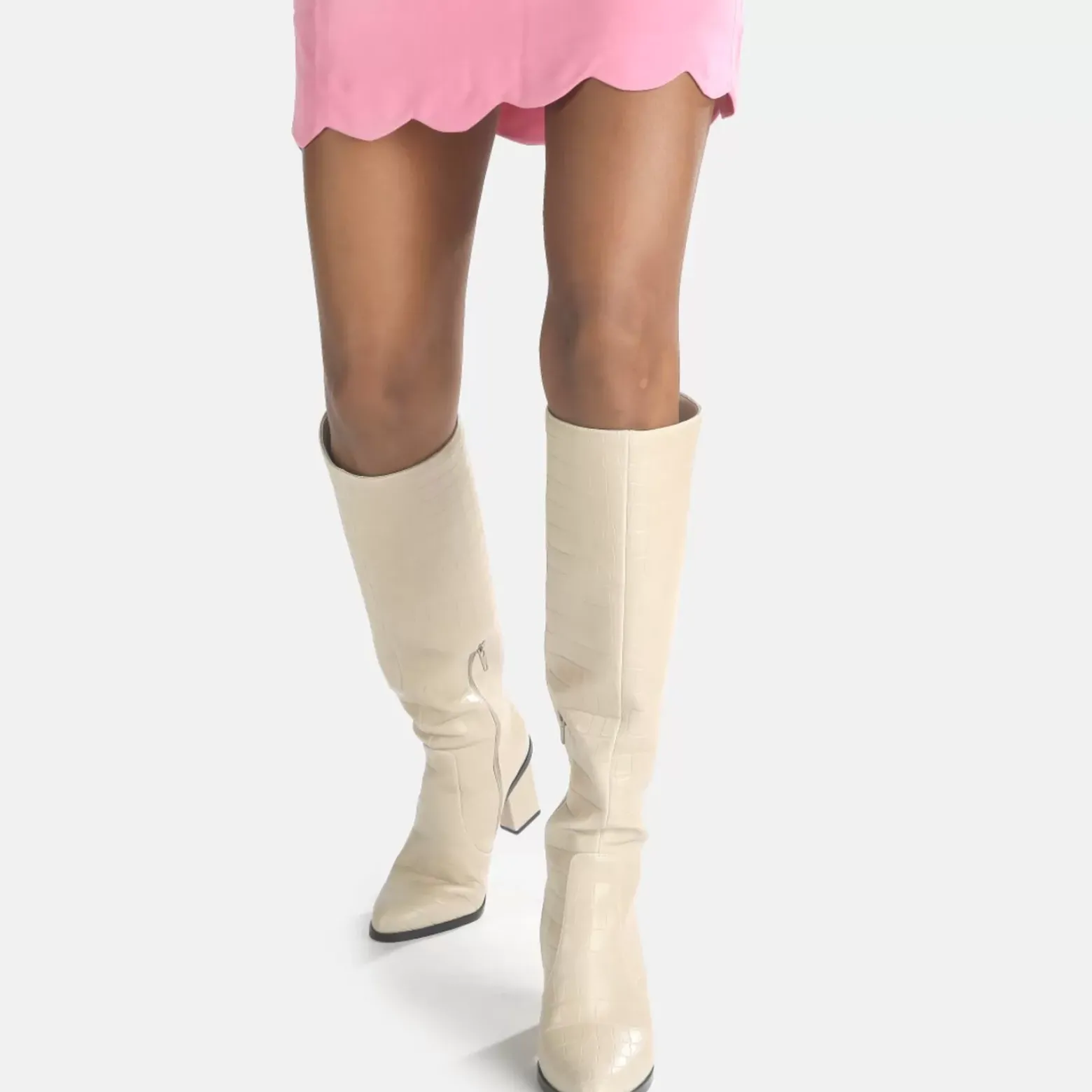 Online BUFFALO Shirly Bottes Veganes Creme