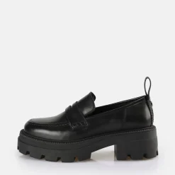 Store BUFFALO Square Loafer Chaussures Basses Noir