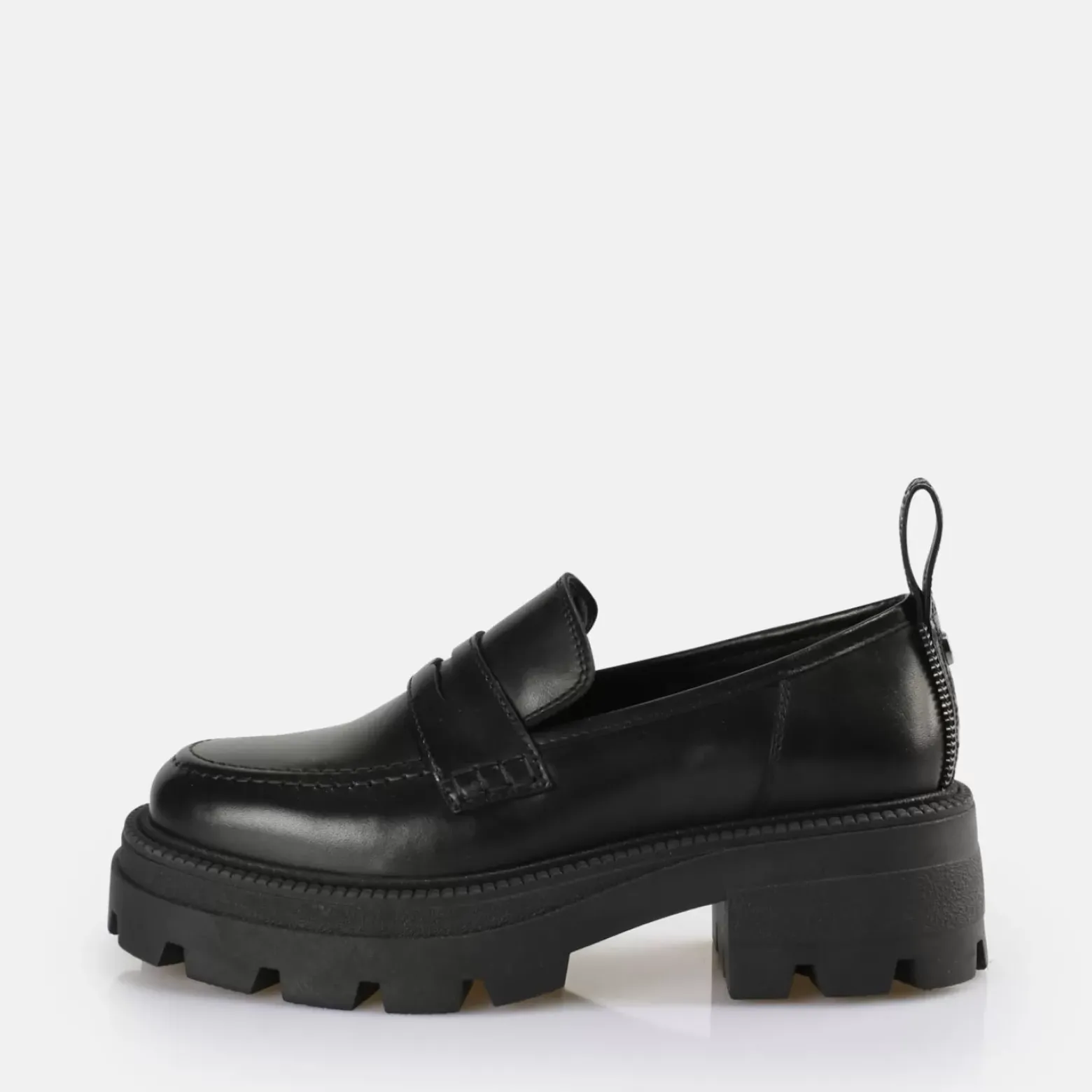 Store BUFFALO Square Loafer Chaussures Basses Noir