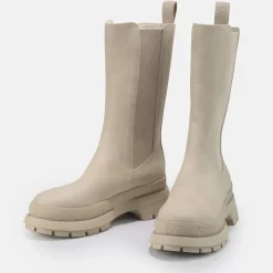 Best Sale BUFFALO Sveja Bottines Plates Veganes Creme