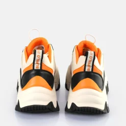 Hot BUFFALO Trail Baskets Basses Veganes/Orange/Noir Creme