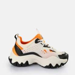 Hot BUFFALO Trail Baskets Basses Veganes/Orange/Noir Creme