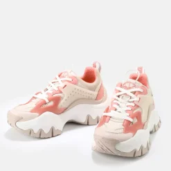 Cheap BUFFALO Trail One Baskets Basses Vegan/Rose Creme