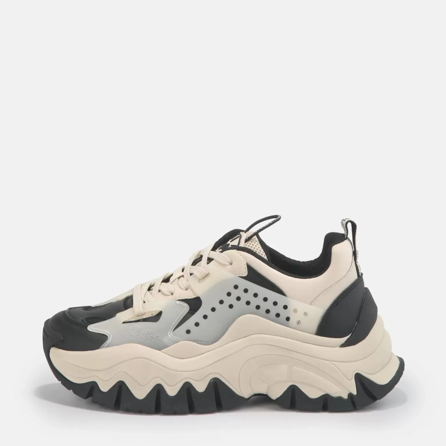 New BUFFALO Trail One Baskets Basses Veganes Couleur/Noir Creme