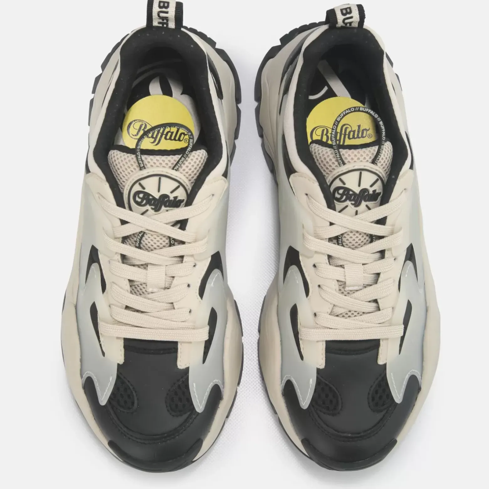 New BUFFALO Trail One Baskets Basses Veganes Couleur/Noir Creme