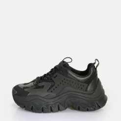 Cheap BUFFALO Trail One Baskets Basses Vegan Noir