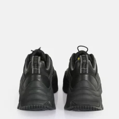 Cheap BUFFALO Trail One Baskets Basses Vegan Noir