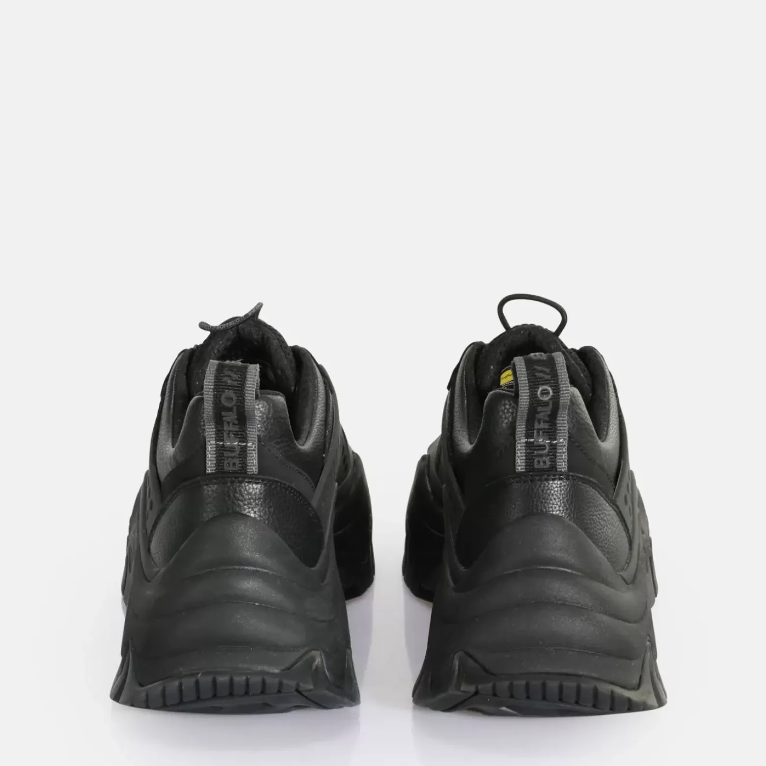 Cheap BUFFALO Trail One Baskets Basses Vegan Noir