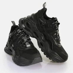 Store BUFFALO Triplet Hollow Baskets Basses Vegan Noir