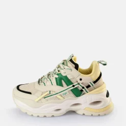 Best BUFFALO Triplet Hollow Baskets Basses Veganes/Vert Creme