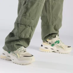 Best BUFFALO Triplet Hollow Baskets Basses Veganes/Vert Creme