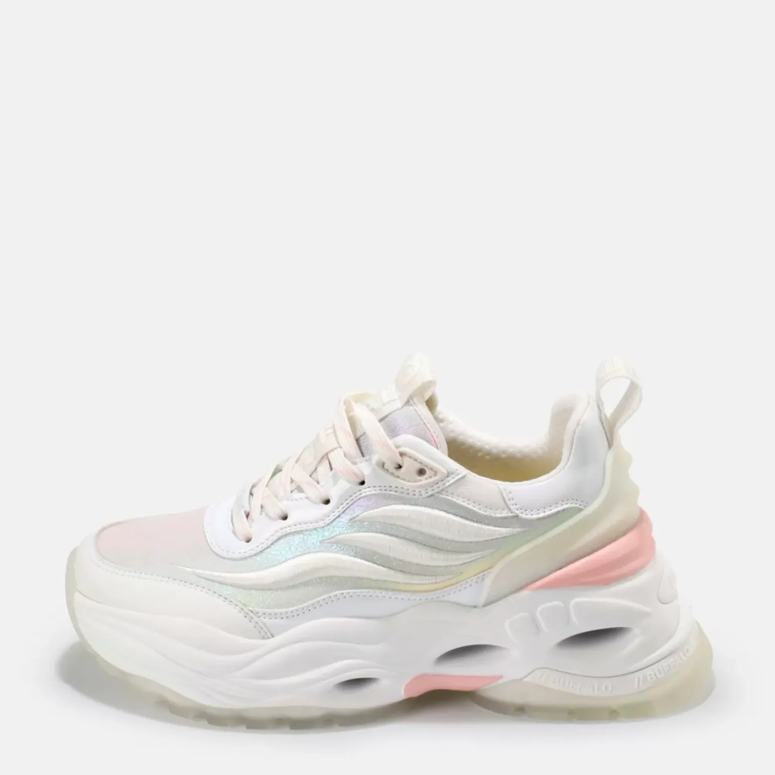 Hot BUFFALO Triplet Third Baskets Veganes Blanc