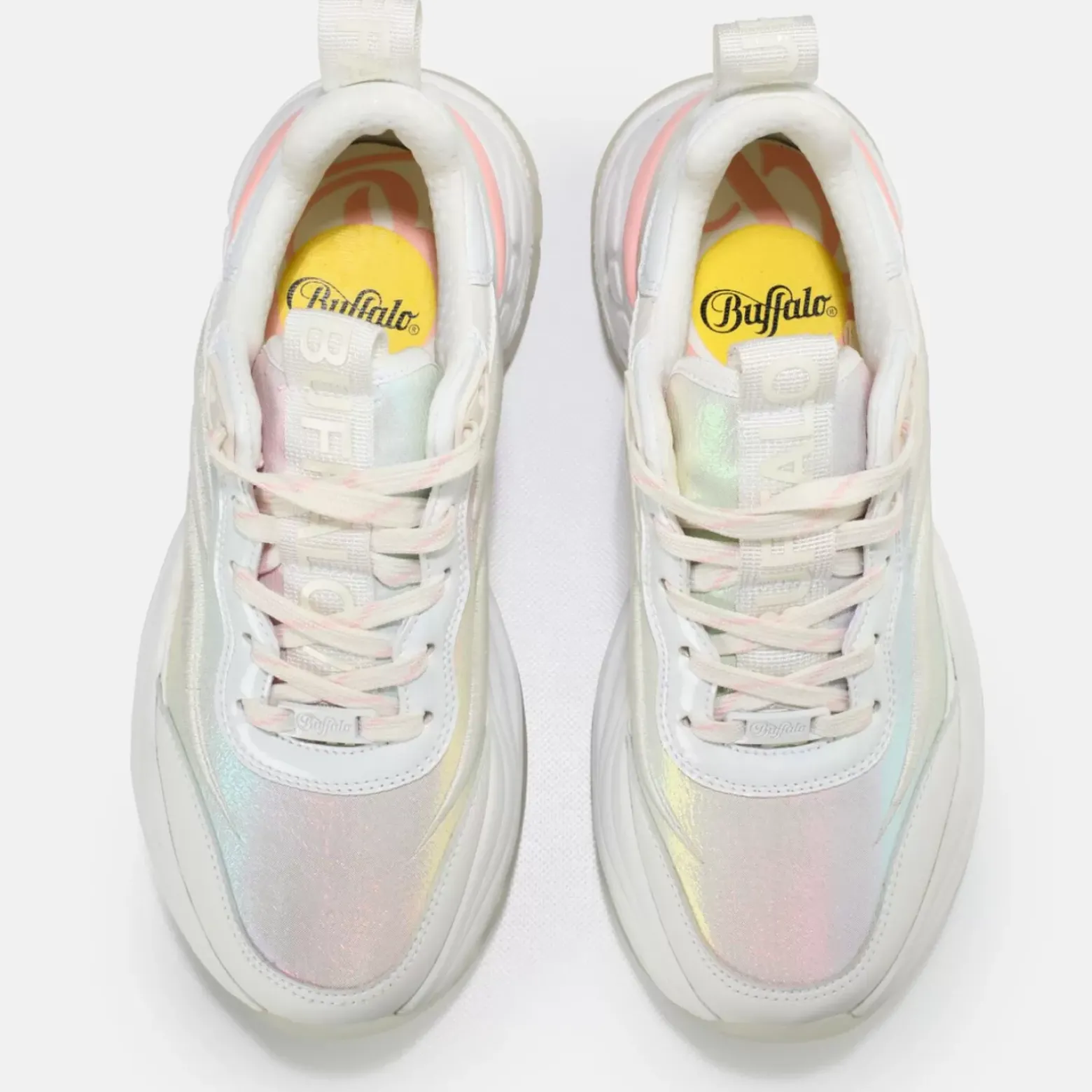 Hot BUFFALO Triplet Third Baskets Veganes Blanc