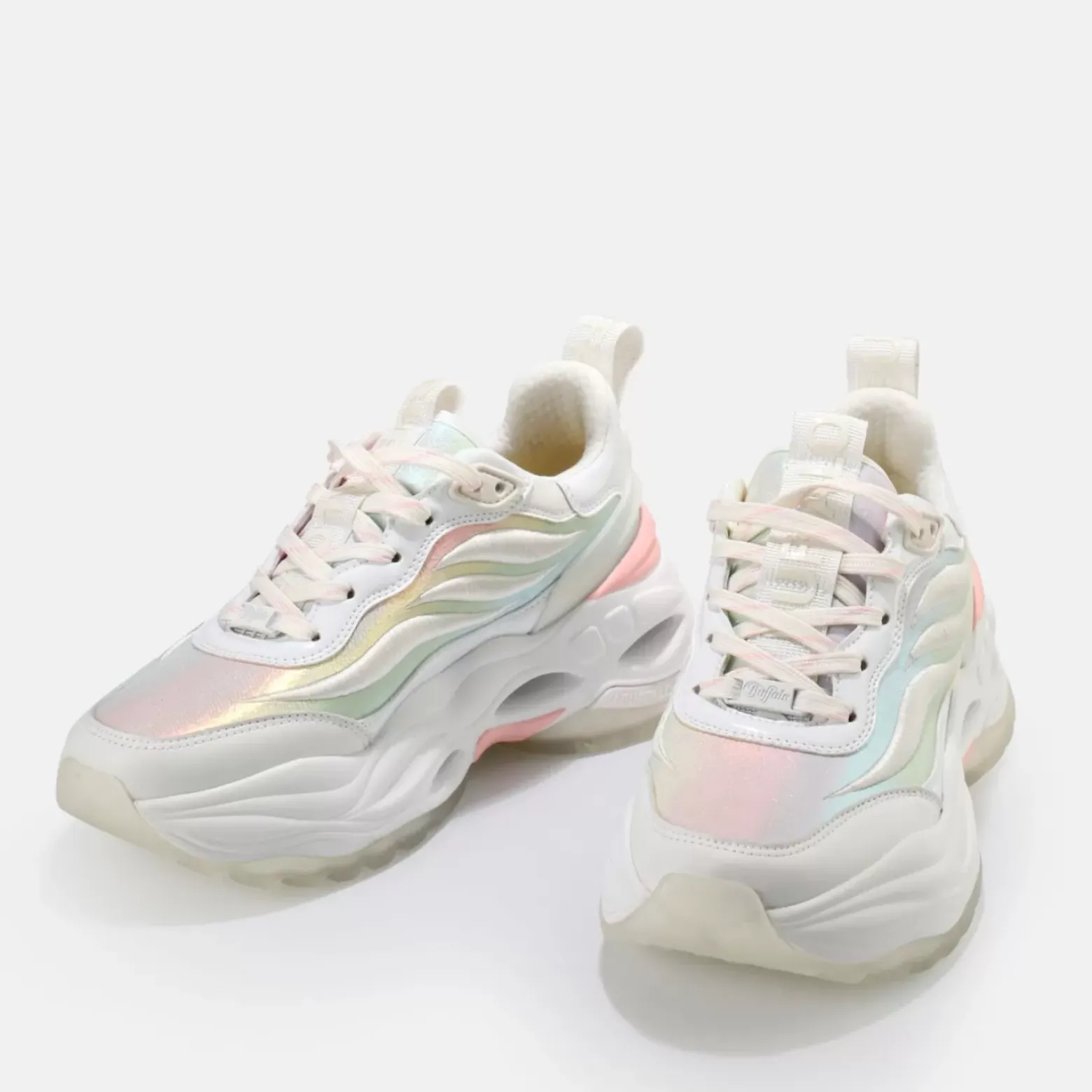 Hot BUFFALO Triplet Third Baskets Veganes Blanc