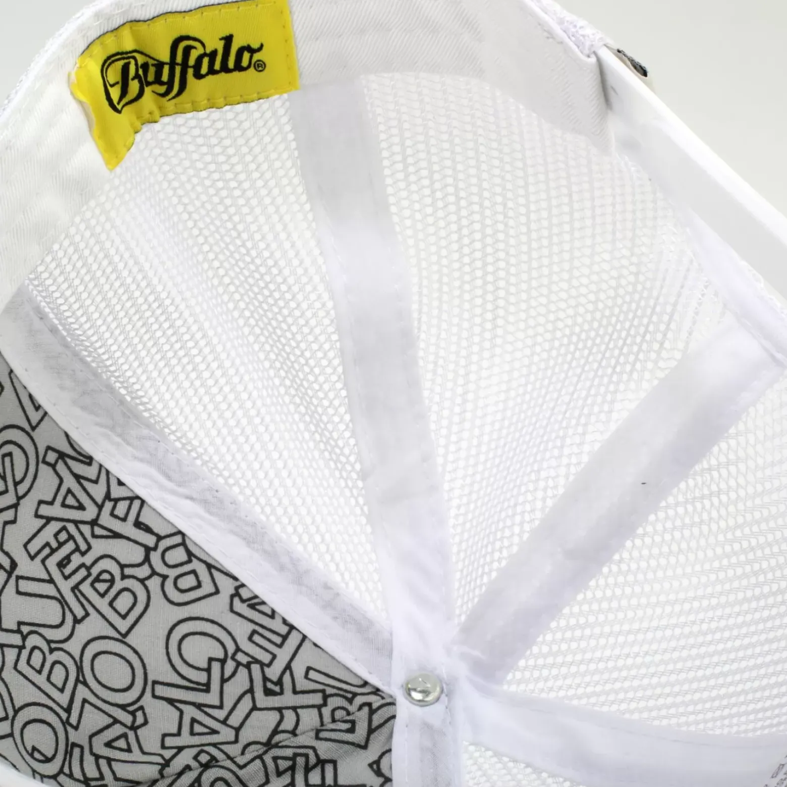 Outlet BUFFALO Trucker-Caps-Cotton-Noir/Blanc Noir-Blanc