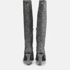 Fashion BUFFALO Zoe Boot Bottes Veganes Gris Glitzer/Silber